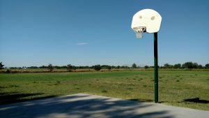 Westover Family Ranch Basketball Court